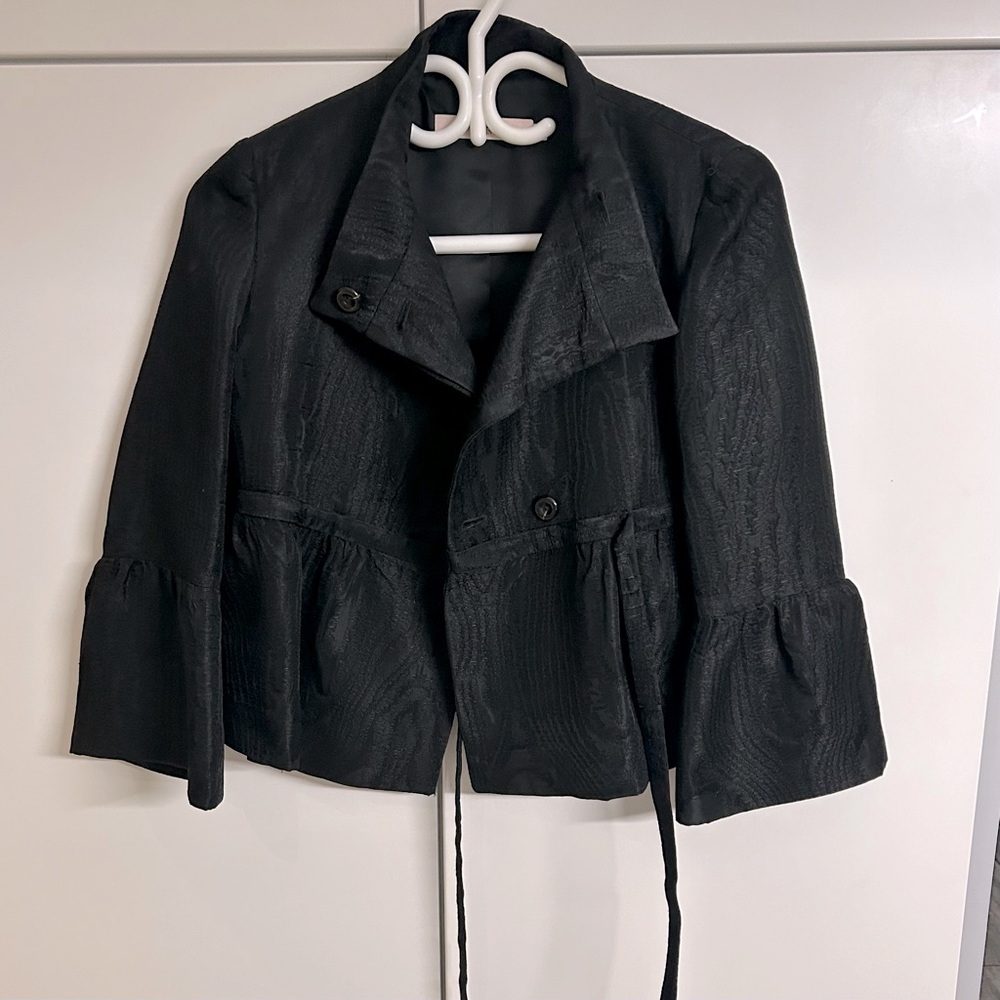 Red Valentino black jacket with bell sleeves, Size 40 (S) - Picture 2 of 11